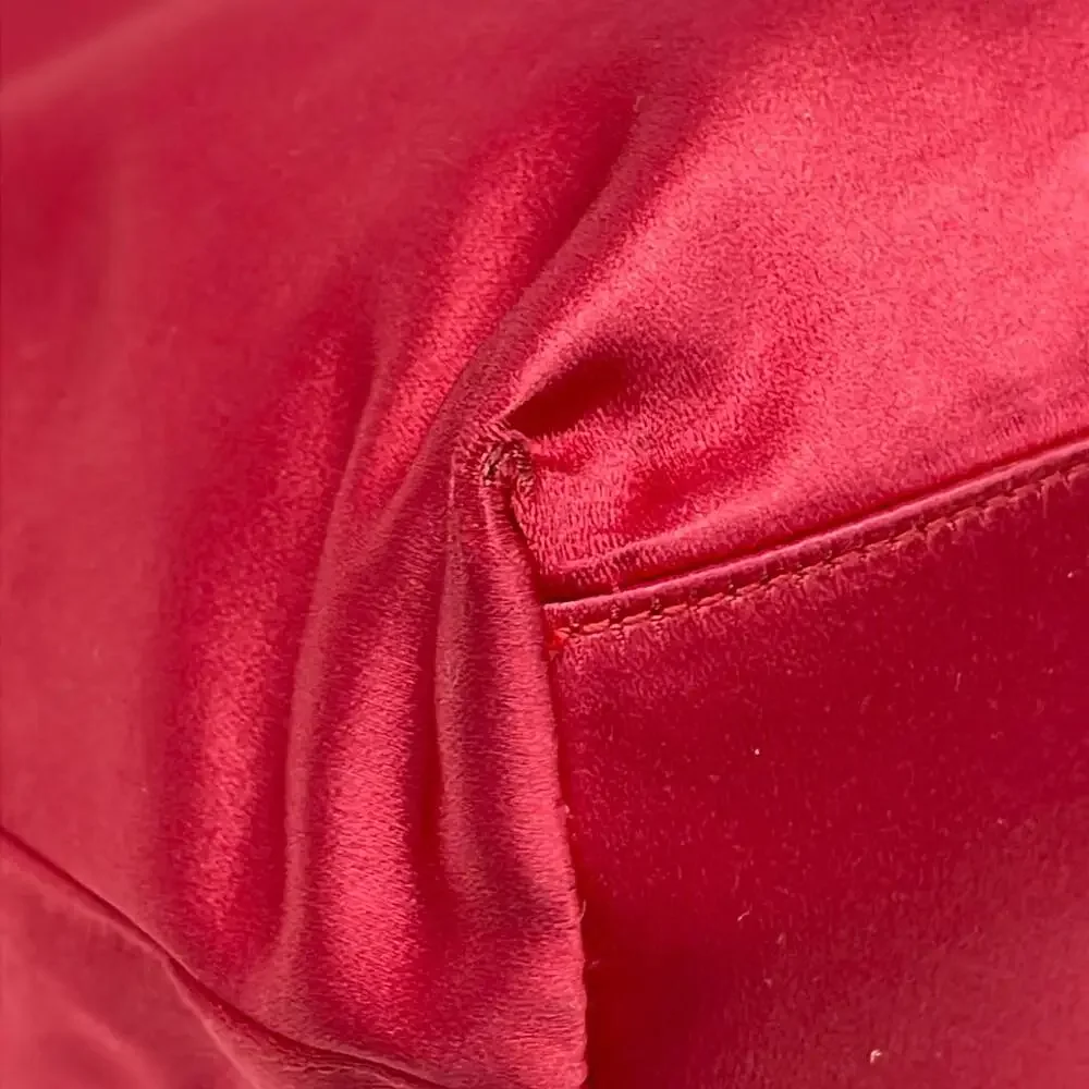 Prada Tote Bag Satin Plastic